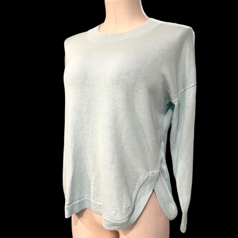 J. Crew Light Light Aqua Long Sleeve Lightweight Sweater
